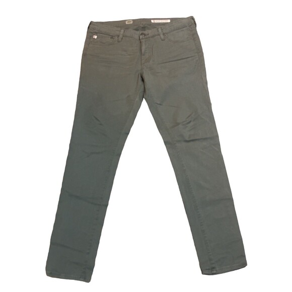 AG Adriano Goldschmied Jeans  Legging Ankle Women’s Super Skinny Green‎ Size 30R - Picture 1 of 8